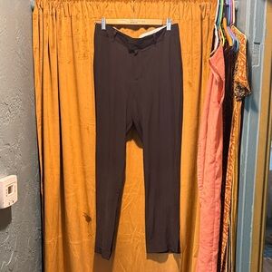 Silk Equipment Flared Black Trouser